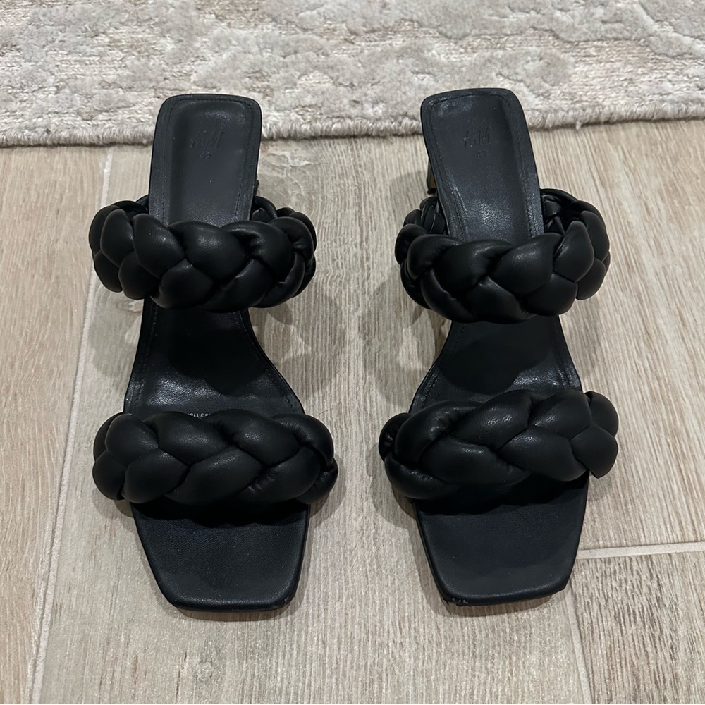 H&M braided heels. Size 10